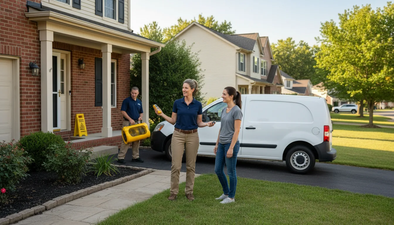 Water restoration image for Fire And Smoke Damage Restoration in Commerce, TX